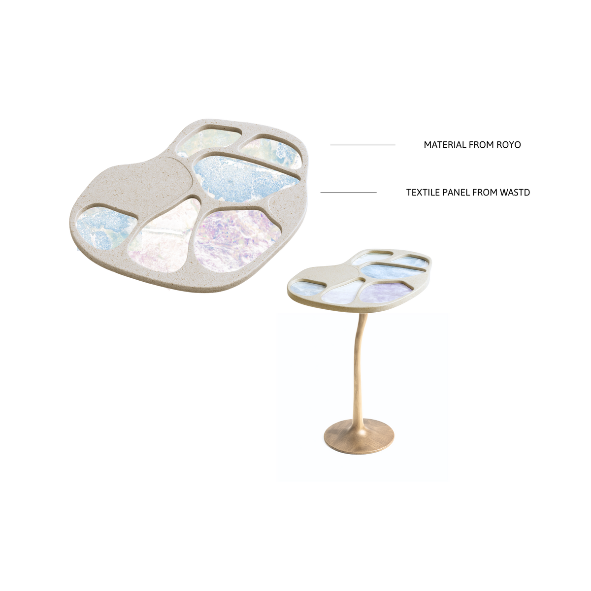 Side Table | ROYO with WASTD Material